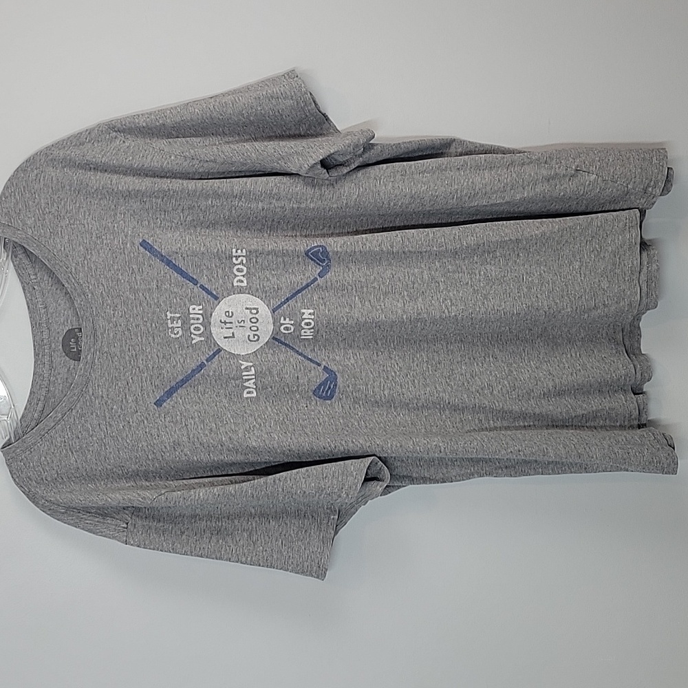 LIFE IS GOOD Golf tee Get your daily dose of iron